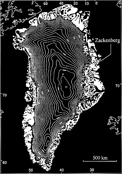 Zackenberg, Groenlandia.- sitio del descubrimiento SCP- a finales del 2001